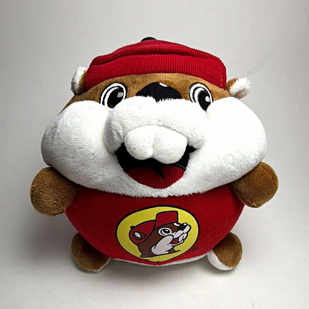 Jaag Buc-ee's Beaver Plush Doll 7” Red Brown Washable Stuffed Animal